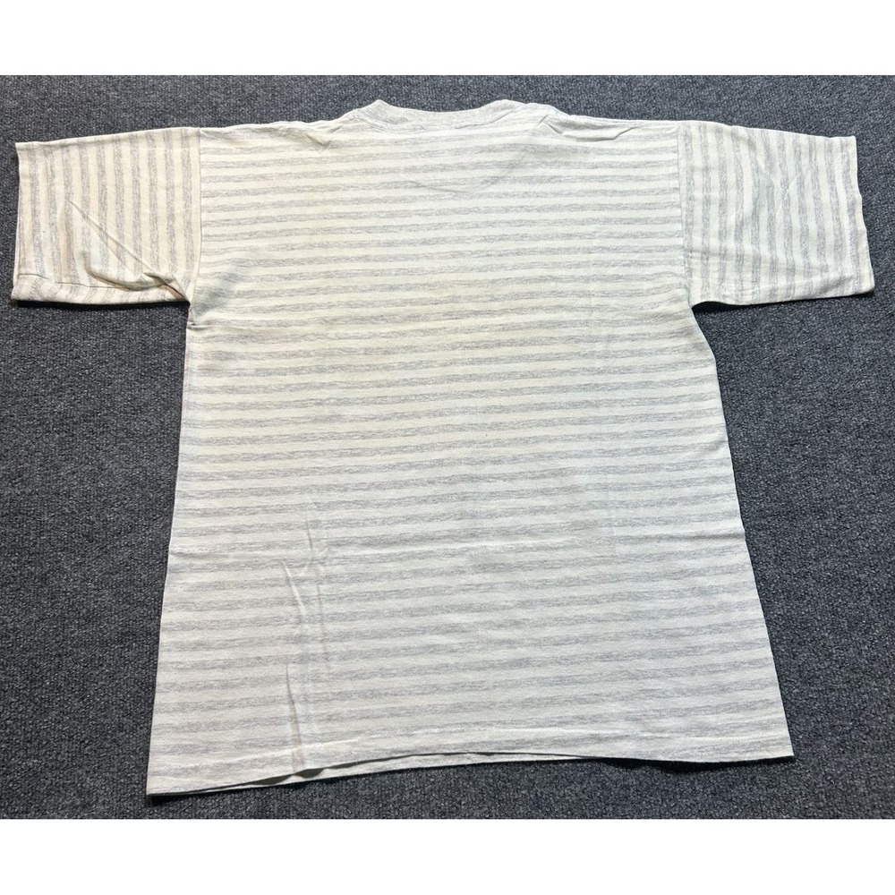 Vintage Premiere Sportswear Nashville Country Music Striped T Shirt Size L Logo - Picture 9 of 9